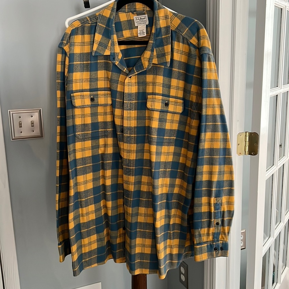 L.L Bean XXL-Tall Slightly fitted Flannel